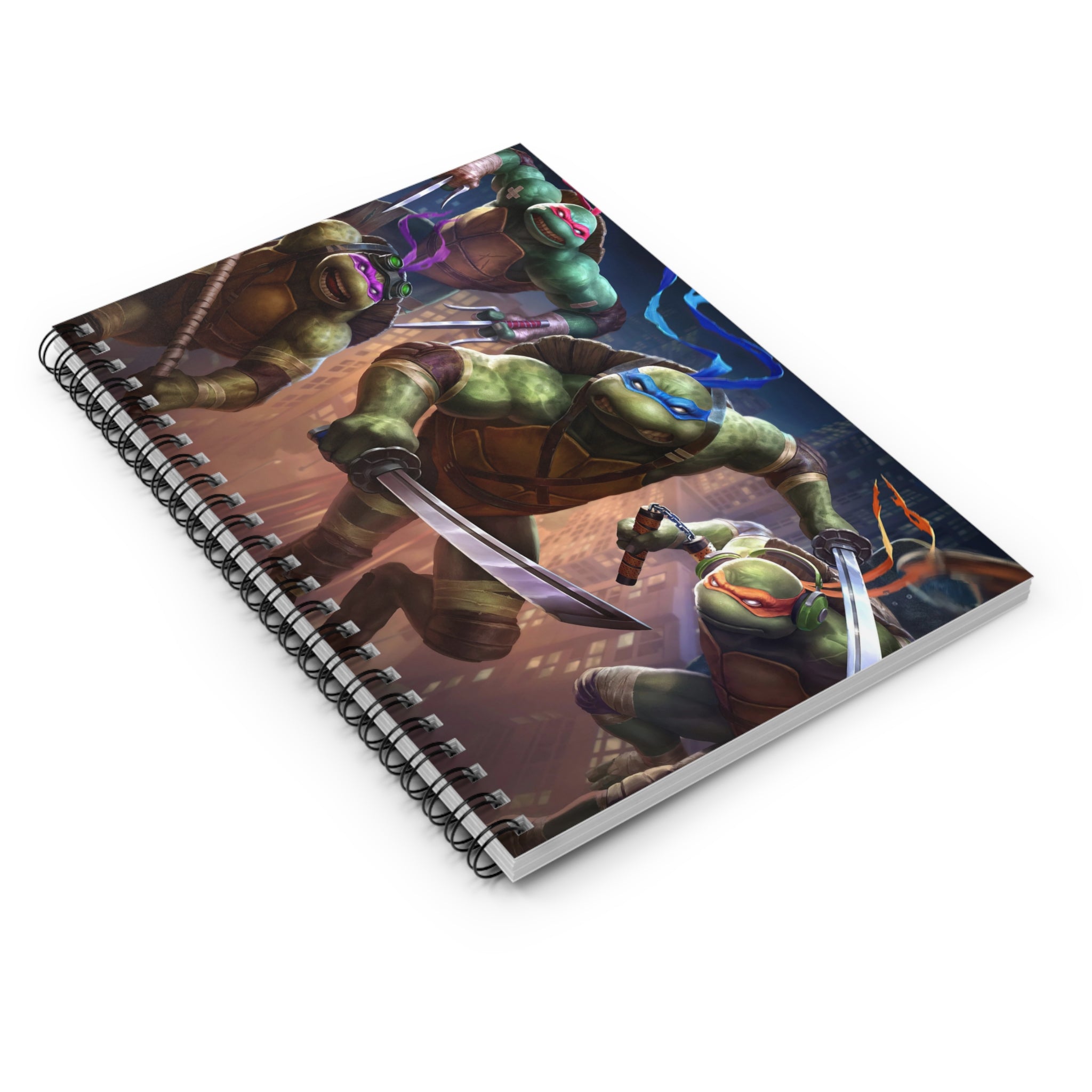 Teenage Mutant Ninja Turtles Spiral Notebook - Perfect Gift for Students