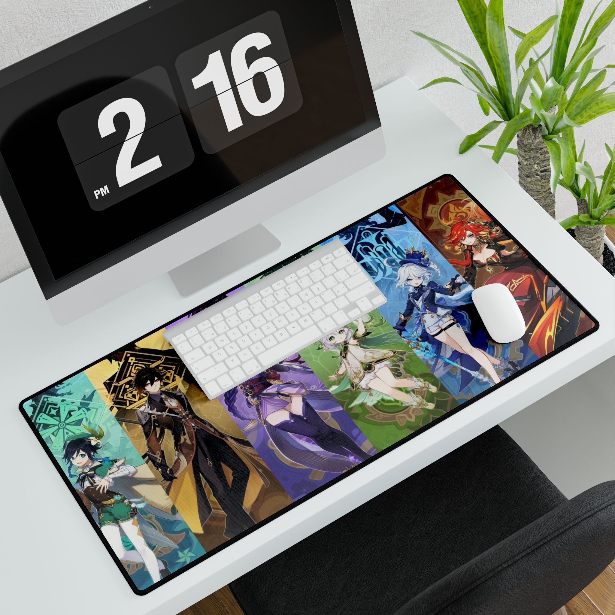 Genshin Impact - Vibrant Gaming Desk Mat for Anime Fans - Gamer Gift, Mouse Pad