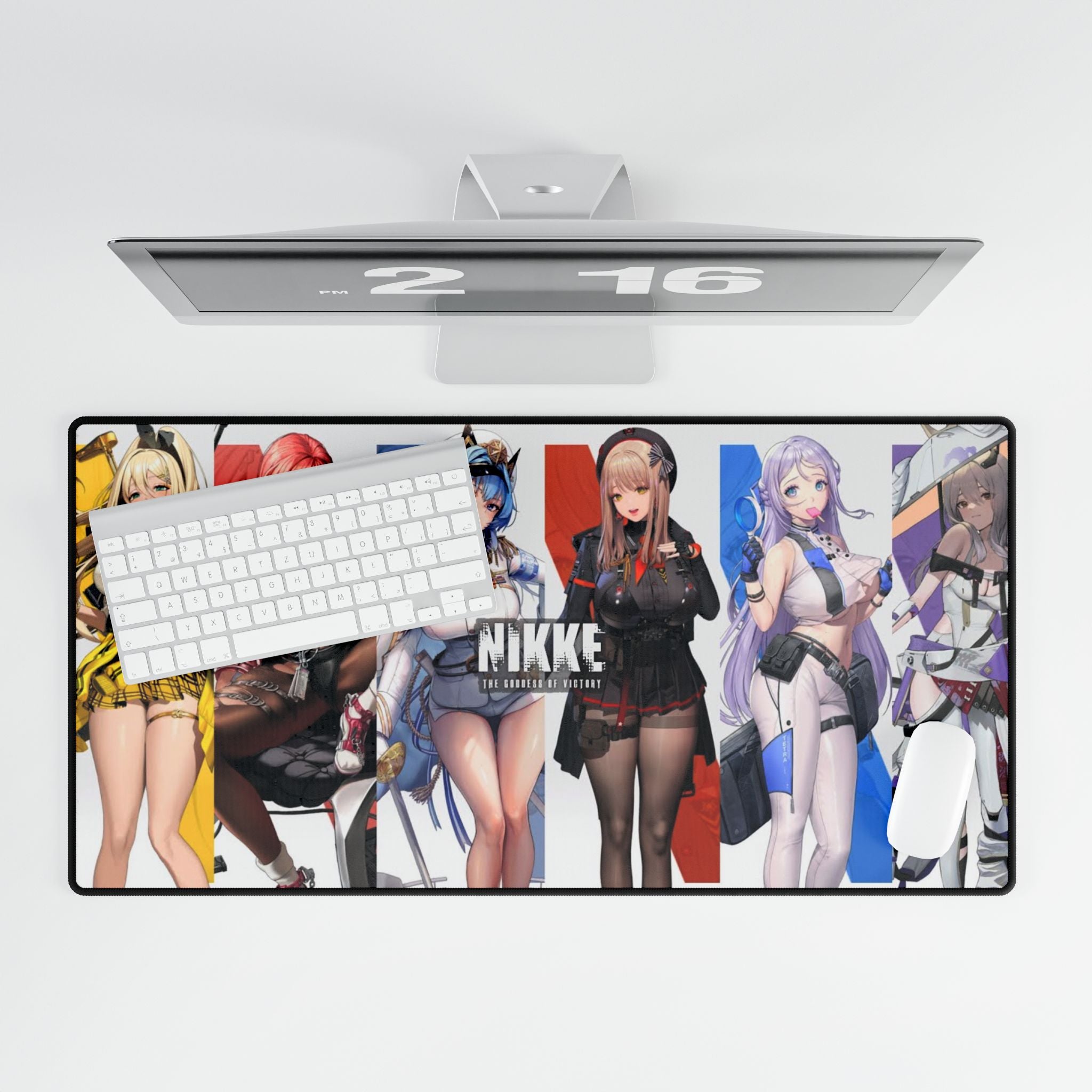 Nikke Anime-Themed Desk Mats for Gamers, Gaming Desk Mat, Mouse Pad