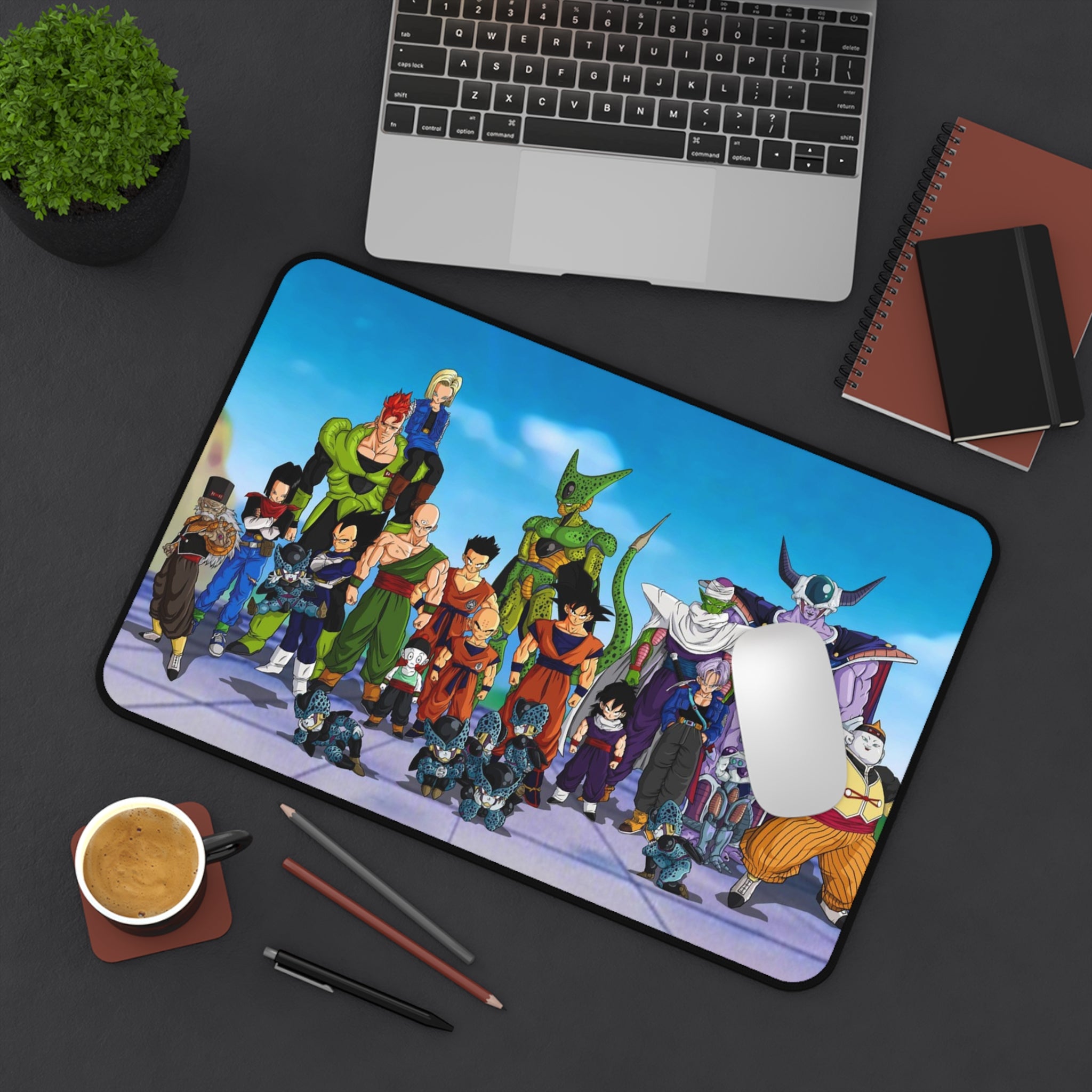 Anime Desk Mat with Iconic Characters, Gaming Accessories, Dragon Ball Z Fans