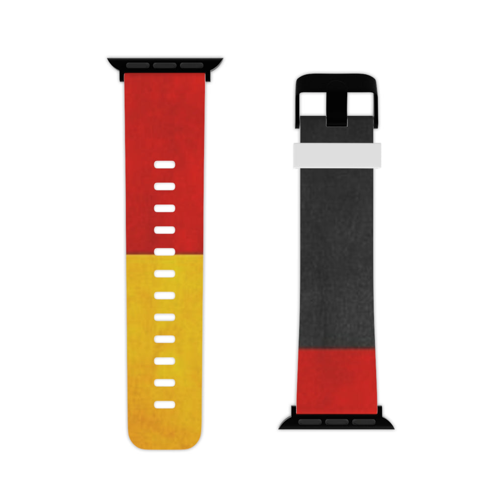 Watch Band for Apple Watch - German Flag Design, Germany Patriotic Wrist Strap