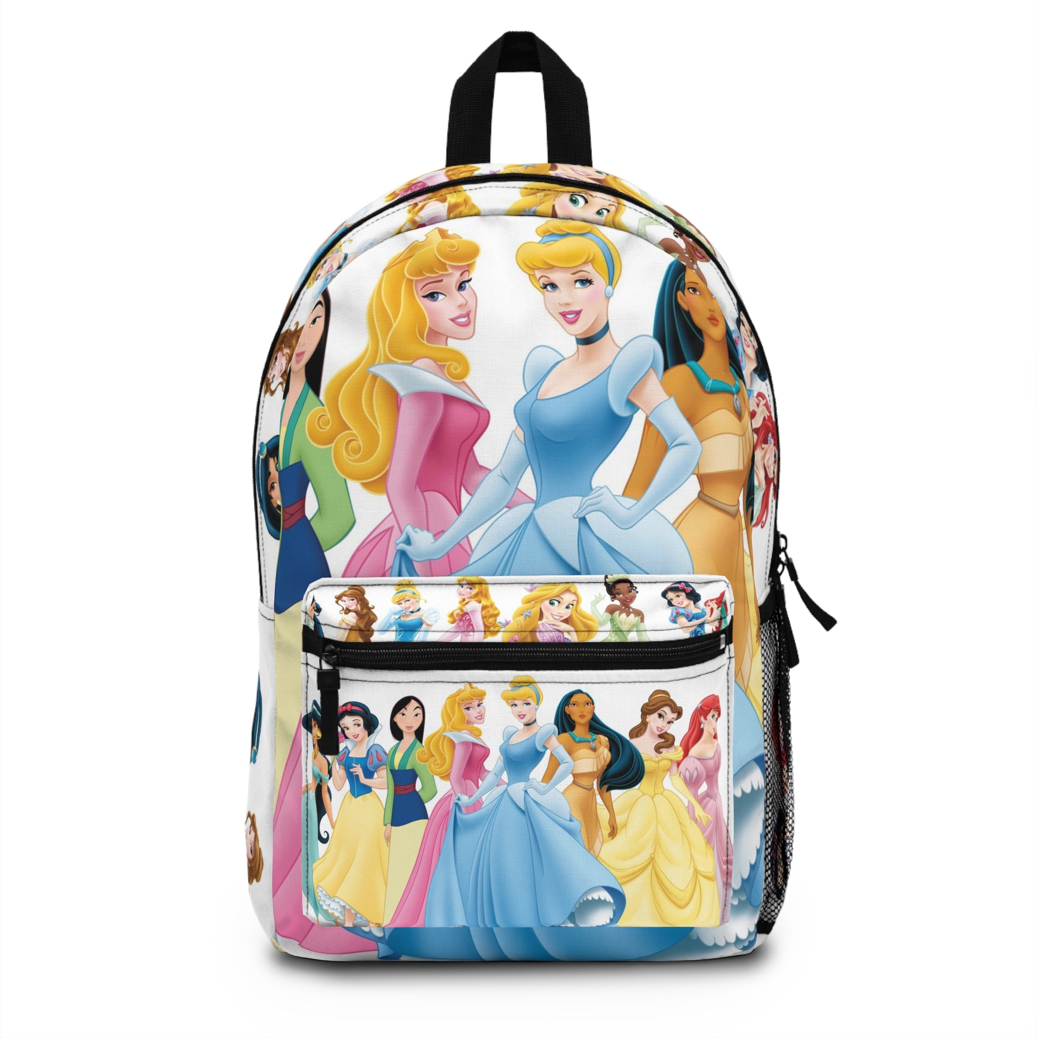 Disney Princess Backpack for Kids, Colorful School Bag, Girls' Travel Backpack