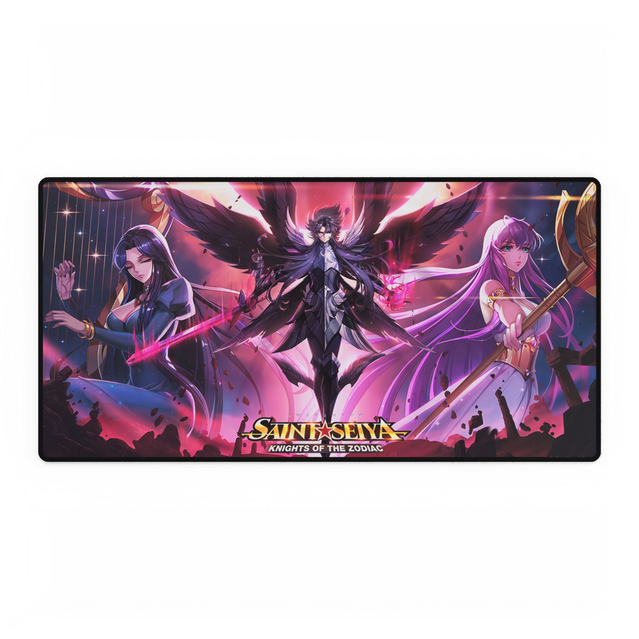 Saint Seiya Anime Desk Mat - Saint Seiya Gaming Mouse Pad, Gift for Gamers