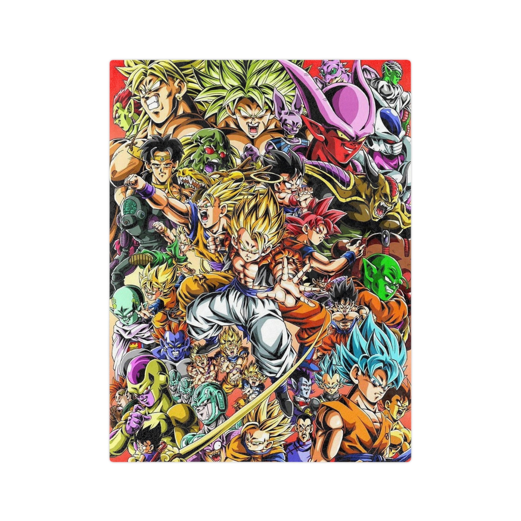 Dragon Ball Z Velveteen Blanket - Cozy Anime Throw, Superhero Blanket