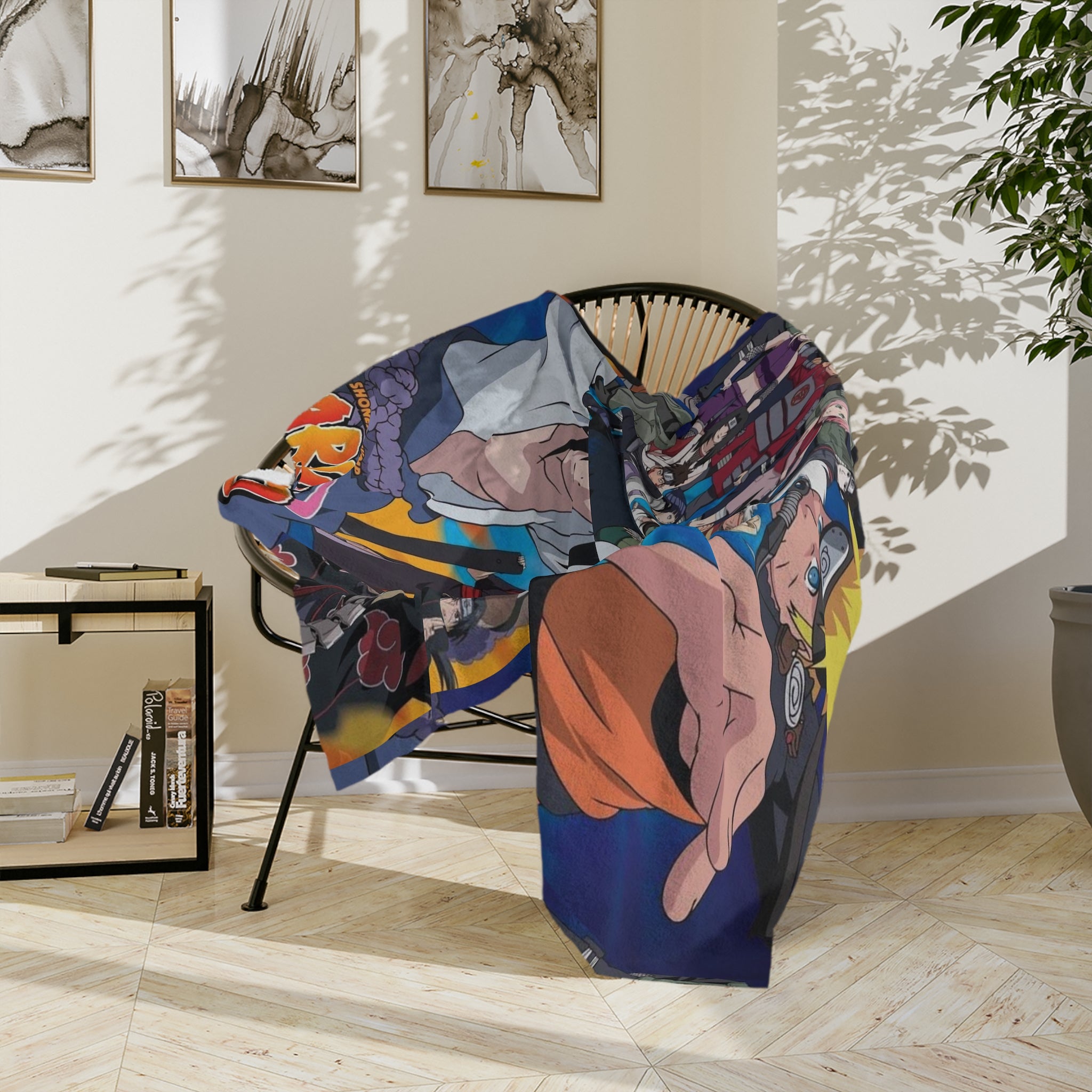 Naruto Velveteen Microfiber Blanket - Cozy Anime Throw for Fans