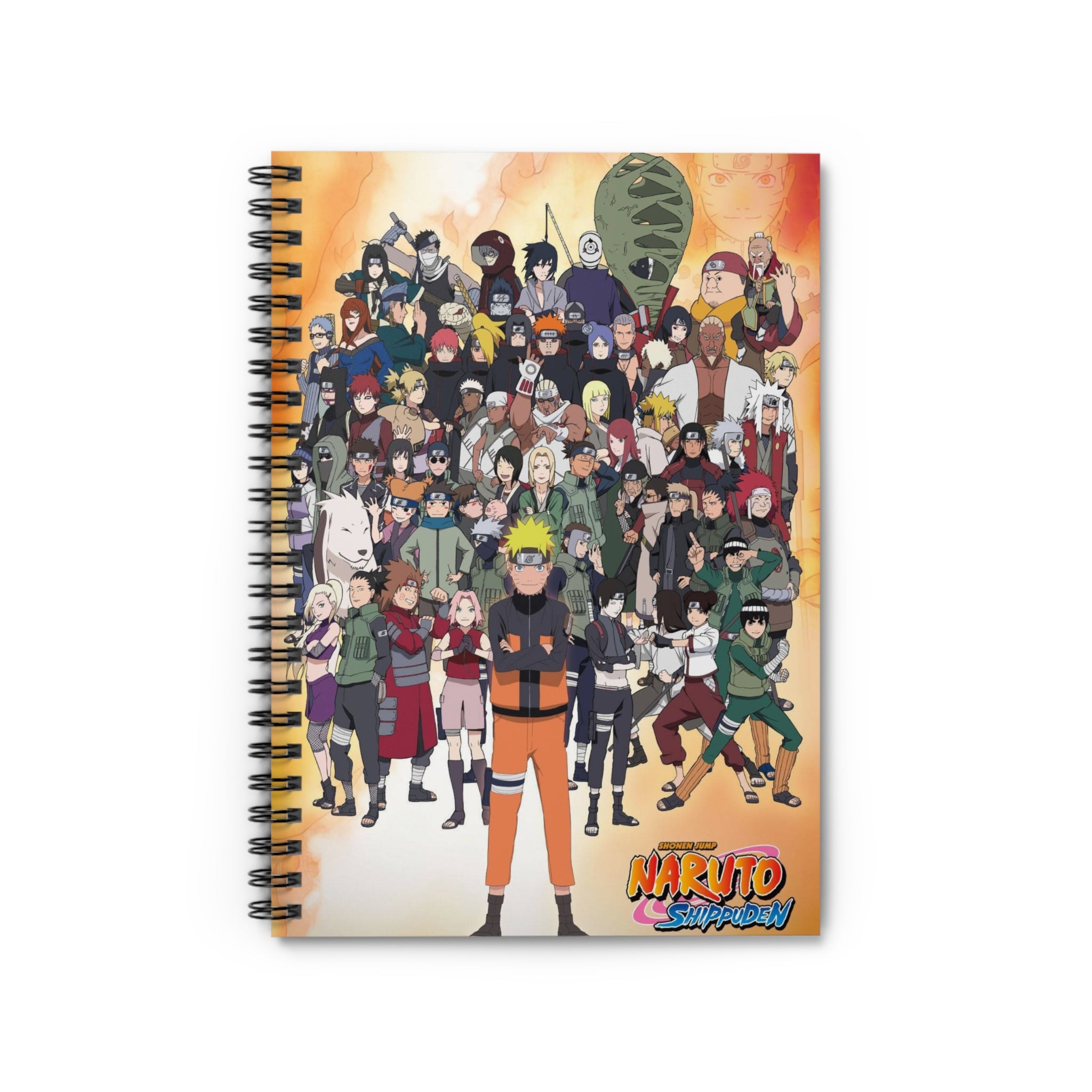 Naruto-Inspired Spiral Notebook - Perfect for Fans, School, Journaling, Gifts