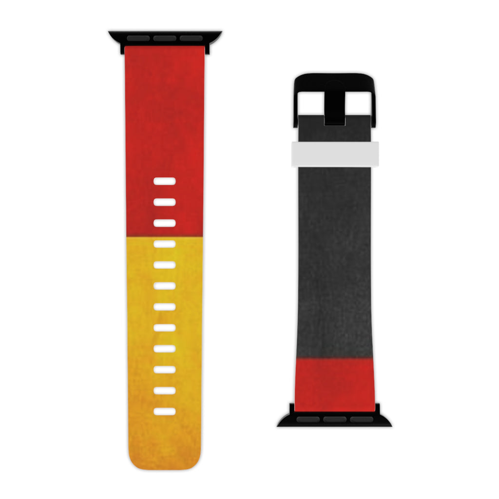Watch Band for Apple Watch - German Flag Design, Germany Patriotic Wrist Strap