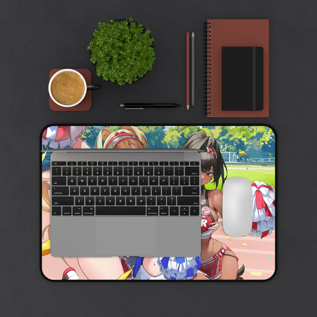 Nikke anime Cheerleaders Desk Mat, Fun Desk Accessory, Anime Themed Accessories