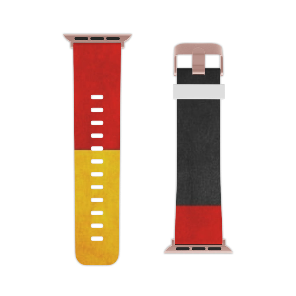 Watch Band for Apple Watch - German Flag Design, Germany Patriotic Wrist Strap