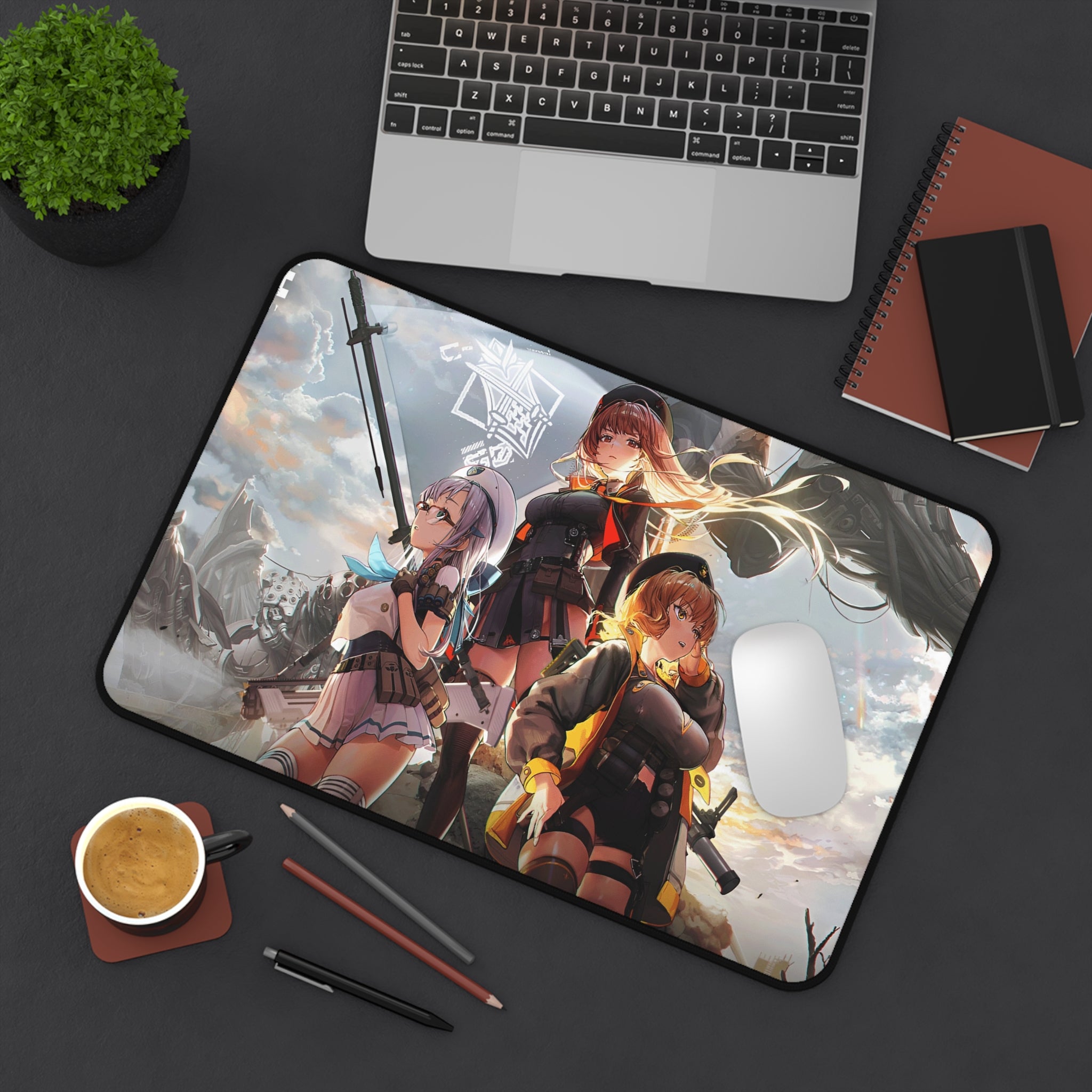Nikke Anime-Inspired Gaming Desk Mat | Cool Aesthetic or Gamer Setup
