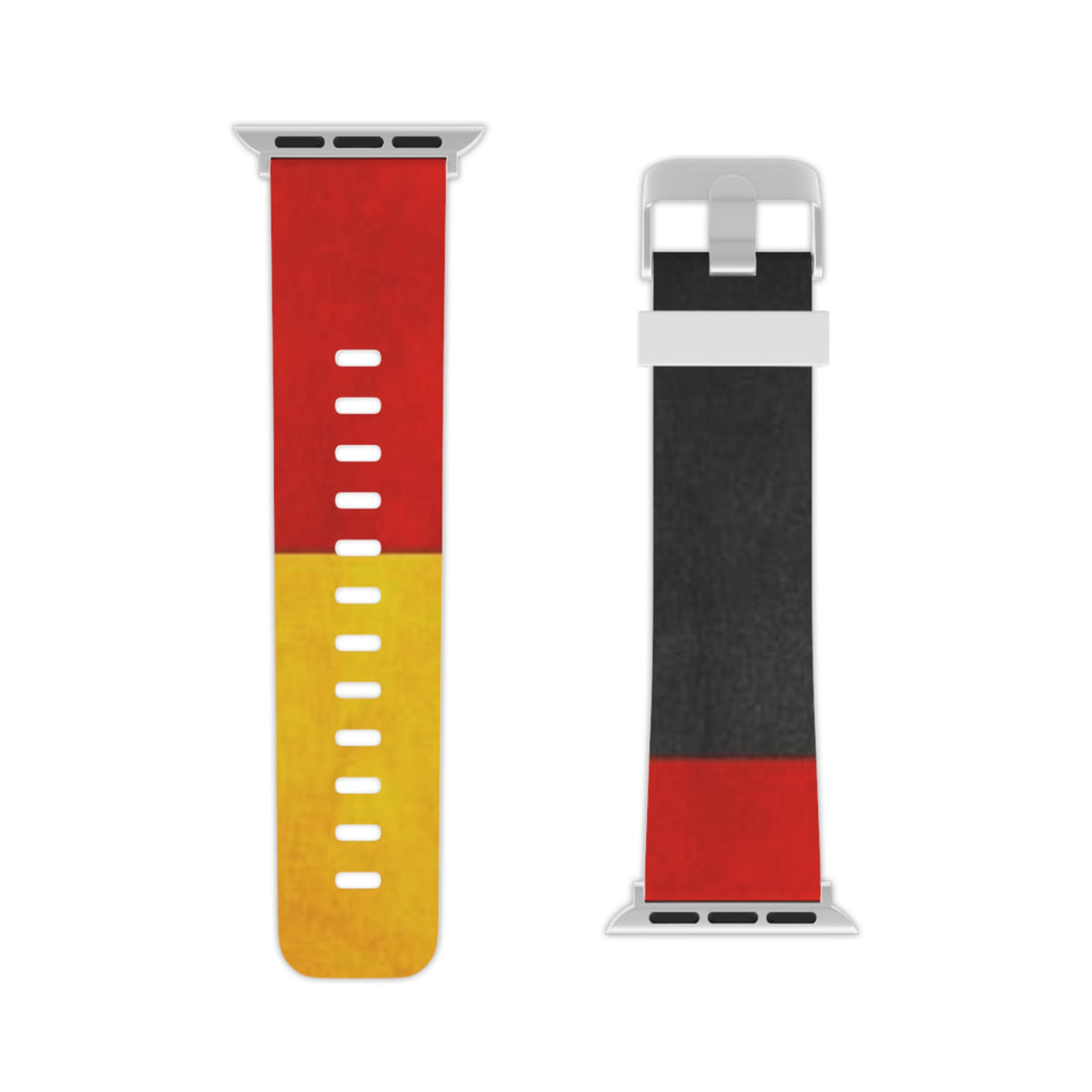 Watch Band for Apple Watch - German Flag Design, Germany Patriotic Wrist Strap