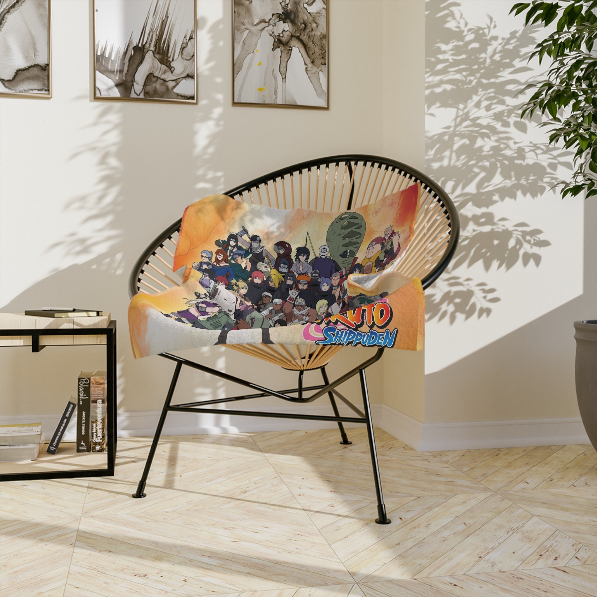 Cozy Anime Blanket - Naruto Microfiber Throw, Perfect for Game Nights