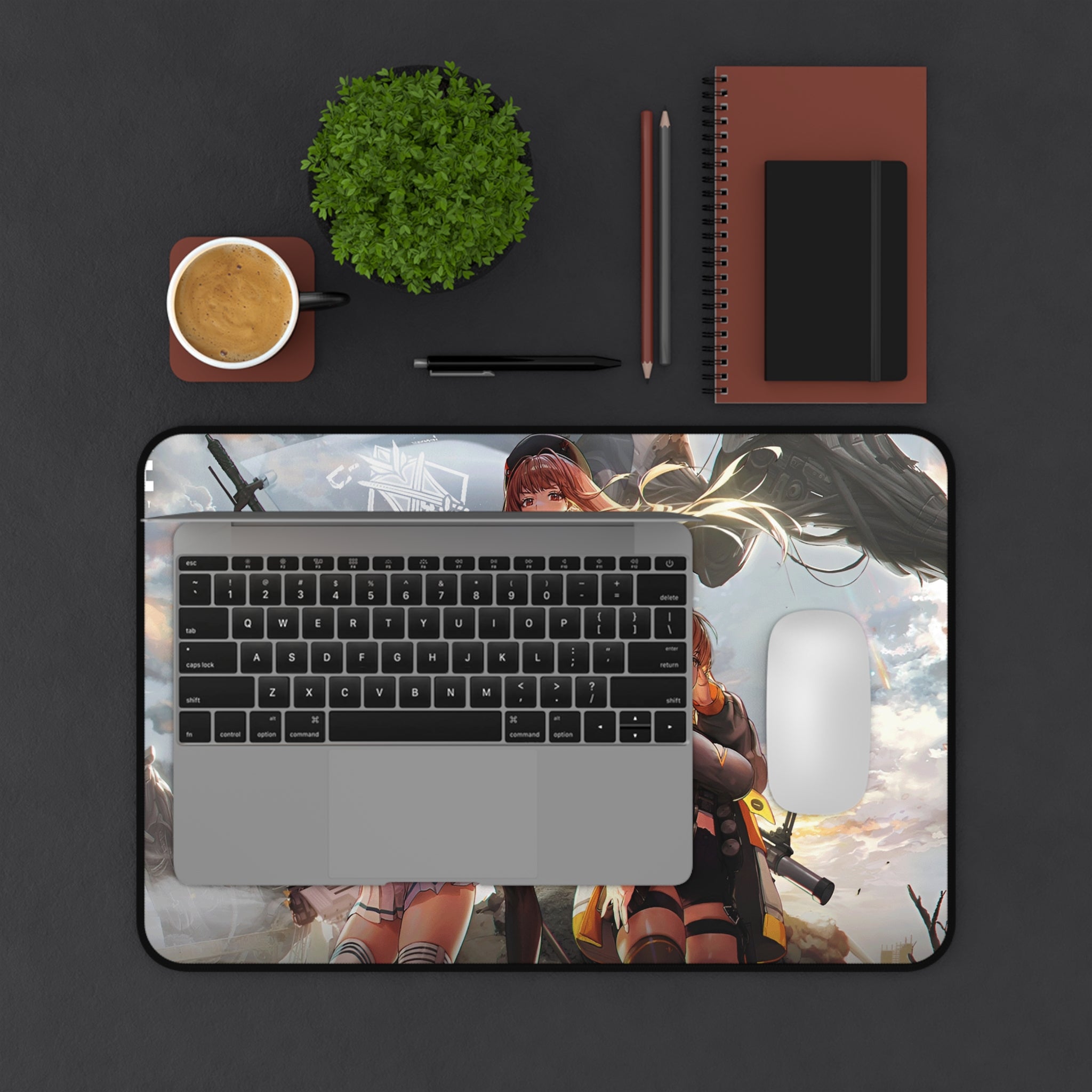 Nikke Anime-Inspired Gaming Desk Mat | Cool Aesthetic or Gamer Setup