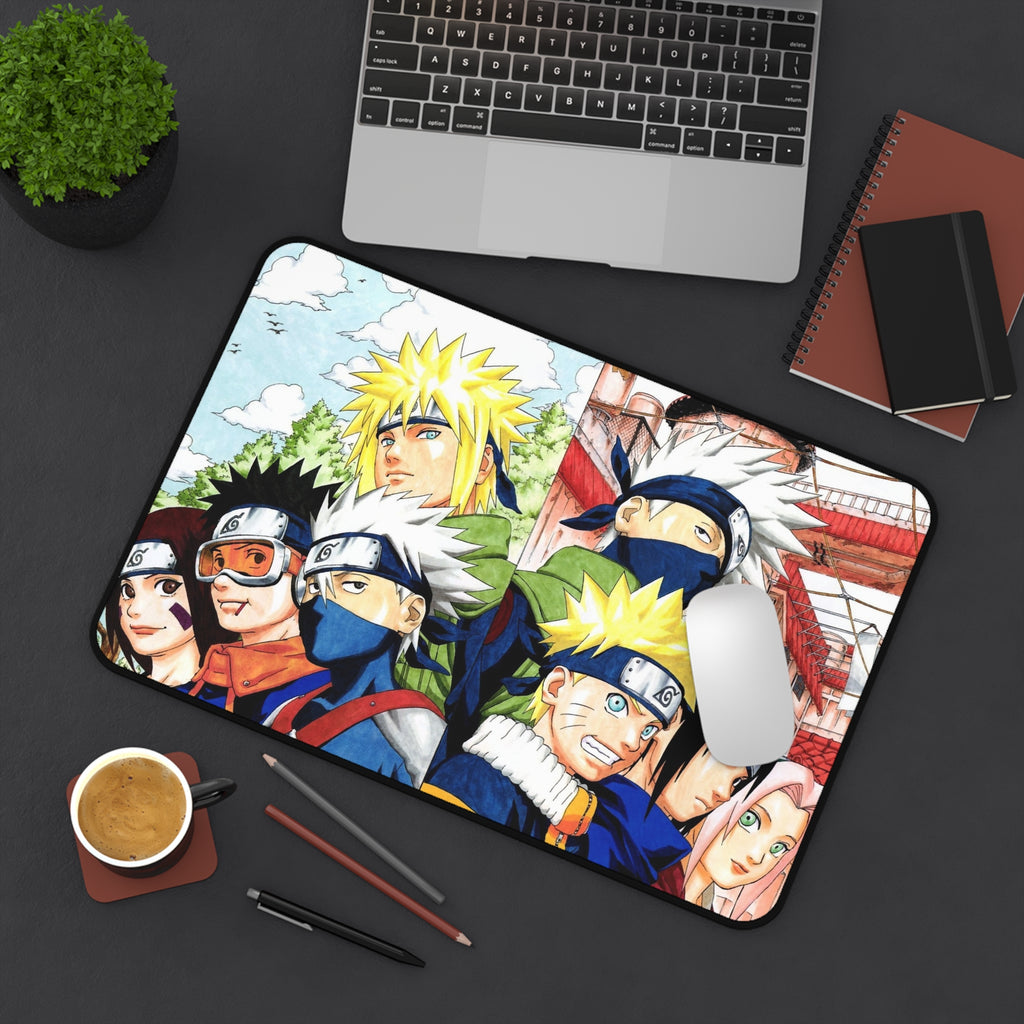 Naruto Anime Desk Mat - Naruto Themed Desk Accessory, Gaming Mouse Pad