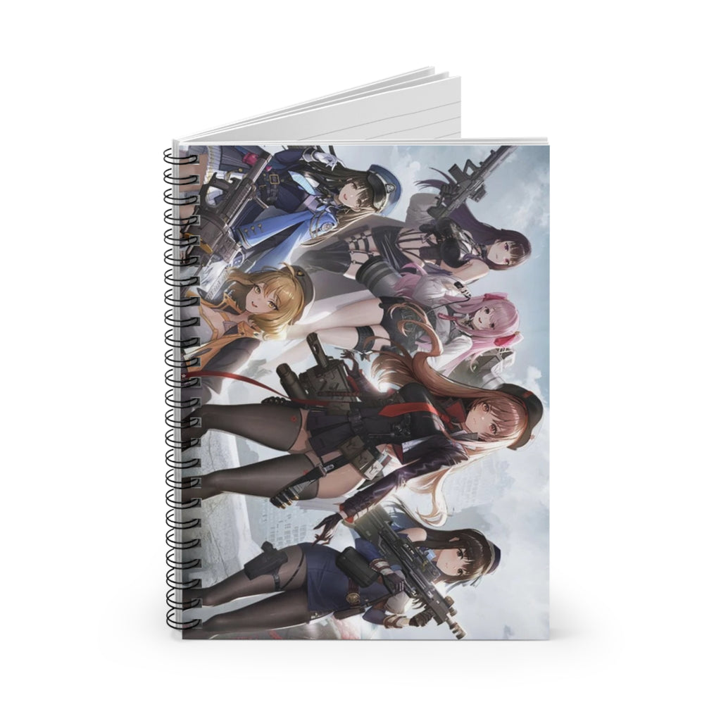 Nikke Anime Character Spiral Notebook - Ruled Line, Journal for Students