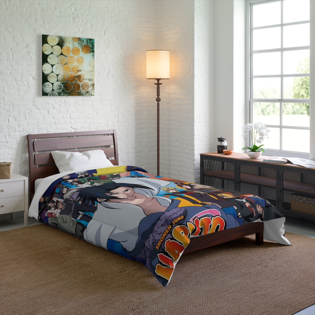 Naruto Comforter - Cozy Bedding for Fans, Anime Bedroom Decor, Gift for Otaku