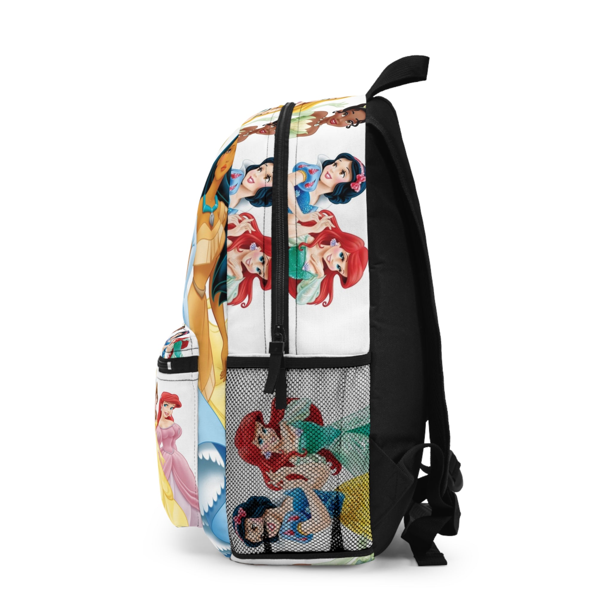 Disney Princess Backpack for Kids, Colorful School Bag, Girls' Travel Backpack