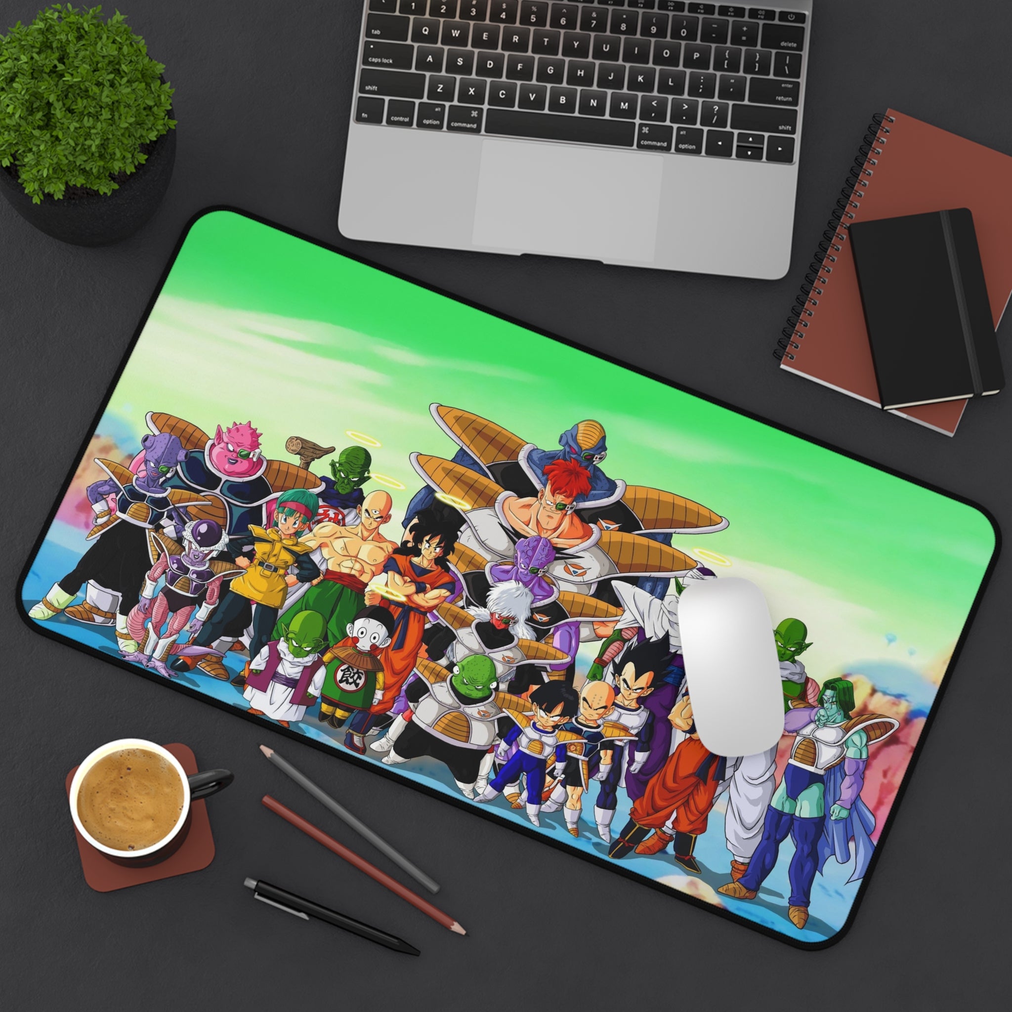 Dragon Ball Z Desk Mat, Gaming Desk Mat, Anime Mouse Pad, for Fans, Dragon Ball